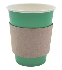 Imagen de Vasos Polipapel Colores Pasteles + Collarin Cafe X 20 Un