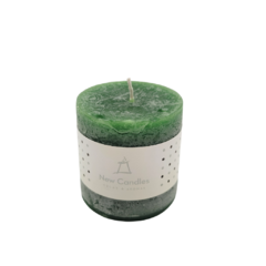 Vela Cilíndrica Verde (Aroma Sandía Y Pepino) X 1 Un