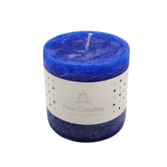 Vela Cilíndrica Azul (Aroma Lavanda) X1 Un - comprar online