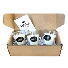 Velas De Soja Vasito Con Aromas En Caja X3 - comprar online