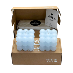 Velas Bubble Con Aromas En Caja X2 - tienda online