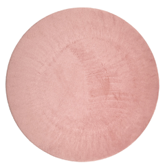 Plato De Sitio Fibrofacil Con Tela Terciopelo Rosa Desmontable Globo X3U