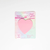 Bloco adesivo Pink Vibes Transparente coração 72mm x 72mm 50F