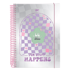 Caderno Espiral Colegial Lume Dac