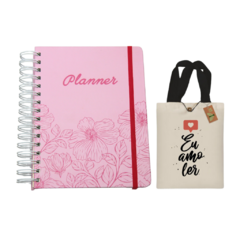 Planner Permanente Wire-o A5 Azaleia Rosa (com brinde)