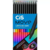 Lápis de cor Cis Move com 12 cores