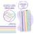 Marcador de linhas Autoadesivos Holic Dramy com 6 cores Tris - comprar online