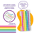 Marcador de linhas Autoadesivos Holic Pop com 6 cores Tris - comprar online