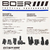 Porta Cargador Boer "BO4D-M" Doble Universal Táctico Polimero Molle - comprar online