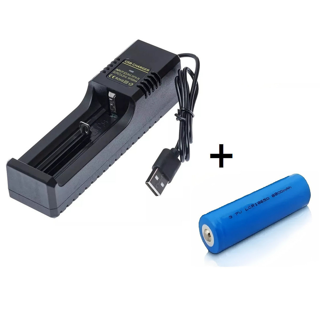 Cargador de batería 18650 Universal Smart 18650 Cargador con indicador LED  para batería de iones de litio de 3.7 V 18650 21700 26650 18500 16650 14500
