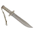 Cuchillo Modelo "L019" De Supervivencia Plateado Con Vaina