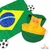 Boné Pet Com Regulagem Copa Do Mundo Brasil Acessório Verde Amarelo