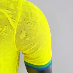 Camiseta Brasil 2022-2023 amarilla versión jugador