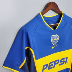 Camiseta Titular Retro Boca Juniors 2002 - The Corner Store