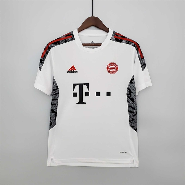 Camiseta de Entrenamiento Bayern Munich 2022-2023 Sin Mangas Blanco