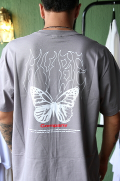 CAMISETA FLIGHT - CINZA - Loja Oficial - Quarto de Pedro