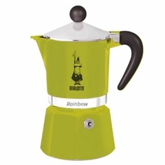 CAFETERA BIALETTI RAINBOW 6 TAZAS VERDE