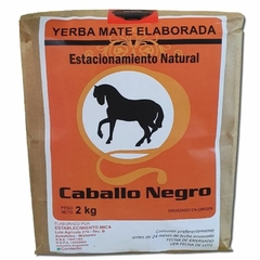 YERBA MATE CABALLO NEGRO BARBACUÁ 2 KG