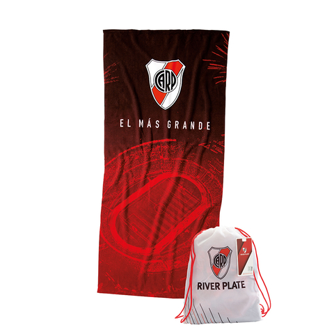 Toallón microfibra con mochila River Plate Equipos