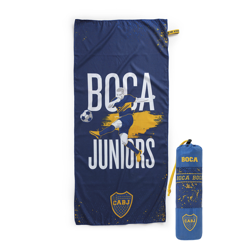 Toallón de secado rápido "Boca Juniors" 70 x 150 cm Equipos