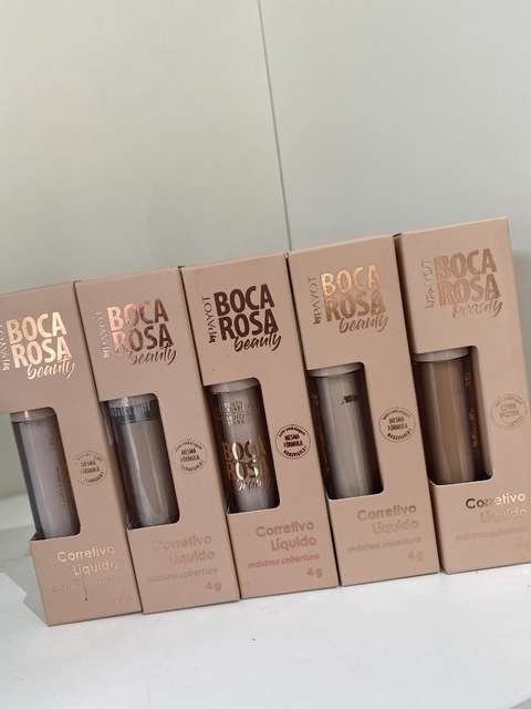 Corretivo Liquido Boca Rosa MAGNOLIA Com máxima cobertura