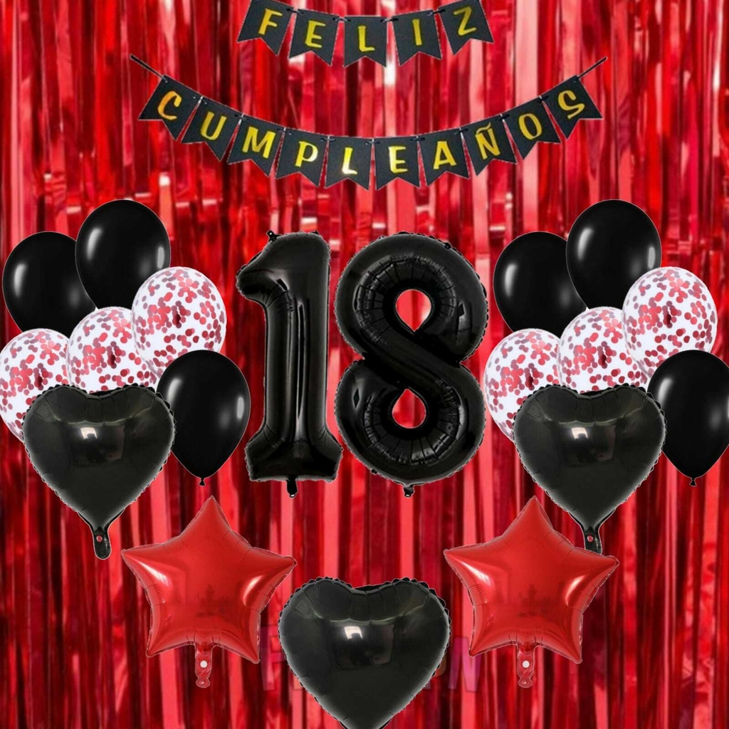 10 Globos Corazón Rojos San Valentin Cotillón Deco
