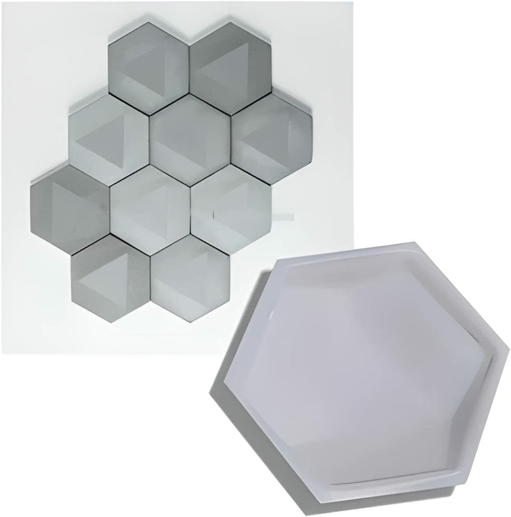 Kit de 6 Moldes de PET Kaap Panel Decorativo 3D Para Vaciado de Yeso,  Cemento, Concreto