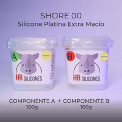Borracha De Silicone Platina Shore 00 - 200g - comprar online