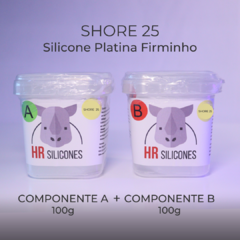 Borracha De Silicone Platina Shore 25 - 1kg - comprar online