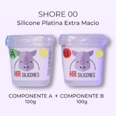 Borracha De Silicone Platina Shore 00 - 200g