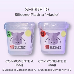 Borracha De Silicone Platina Shore 10 - 5kg