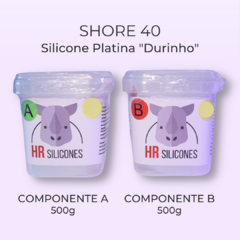 Borracha De Silicone Platina Shore 40 - 1kg
