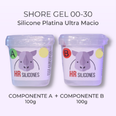 Borracha De Silicone Platina Shore Gel0030 - 200g