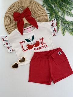 Conjunto cerejinha vermelho