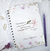 Caderno Personalizado A5 - 90 fls Flores do Carmelo - FariArt