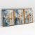 3R - Quadro Decorativo Flores Abstratas em Pinceladas Soft - loja online
