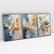 3R - Quadro Decorativo Flores Abstratas em Pinceladas Soft na internet