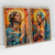 Imagem do Quadro Decorativo A Luz Divina Jesus e Maria Kit com 2 Quadros