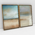 Quadro Decorativo Abstract Beach Soft Tones Praia Abstrata em Tons Suaves - Kit de 2 Quadros - loja online