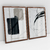 Quadro Decorativo Abstrato Always Remember Me + Black Scratch - Karine Tonial - Kit com 2 Quadros na internet