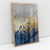 Quadro Decorativo Abstrato Art Decor Blue and Golden III na internet