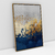 Quadro Decorativo Abstrato Art Decor Blue and Golden III - loja online