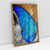 Quadro Decorativo Abstrato Asa de Borboleta Azul - Uillian Rius - loja online