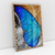Quadro Decorativo Abstrato Asa de Borboleta Azul - Uillian Rius - comprar online