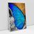 Quadro Decorativo Abstrato Asa de Borboleta Azul - Uillian Rius