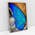 Quadro Decorativo Abstrato Asa de Borboleta Azul - Uillian Rius - comprar online