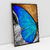 Quadro Decorativo Abstrato Asa de Borboleta Azul - Uillian Rius - Bimper - Quadros Decorativos