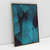 Quadro Decorativo Abstrato Azul Turquesa - loja online