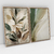 Quadro Decorativo Abstrato Beige Leaves and Green Kit de 2 Quadros na internet