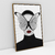 Quadro Decorativo Abstrato Borboleta Black - 05C2 - Uillian Rius - loja online